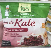 Chips De Chou Kale Au Citron Vert Et à La Betterave Bio