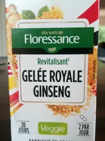 Gélule Végétale Revitalisant, Ginseng / Gelée Royale