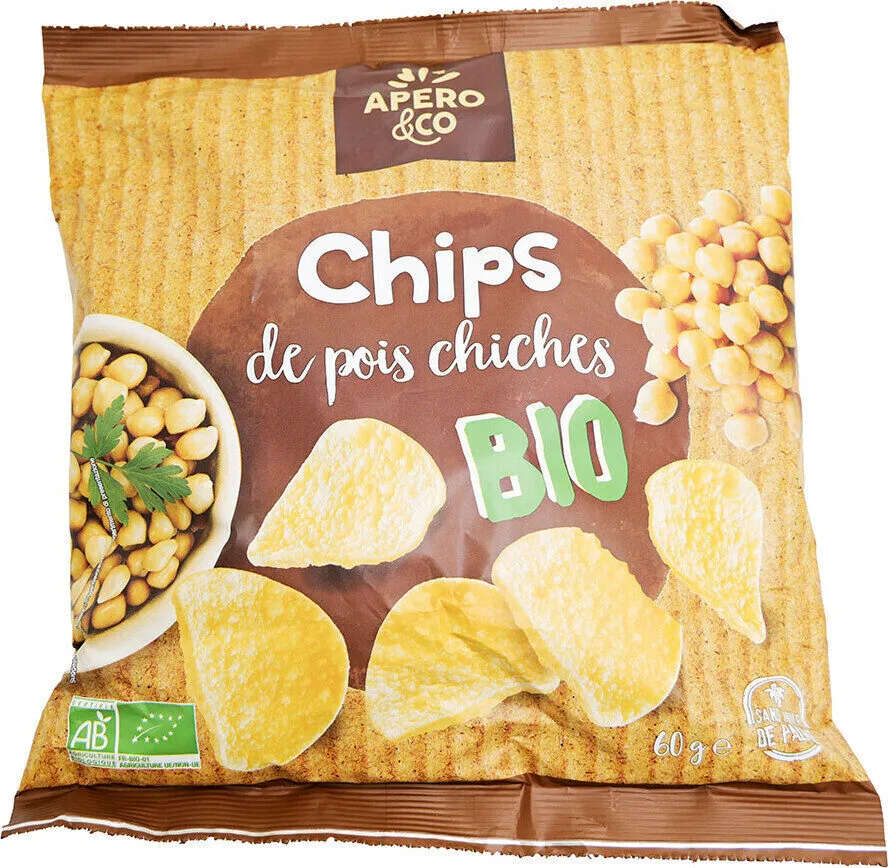 Chips bio de pois chiches