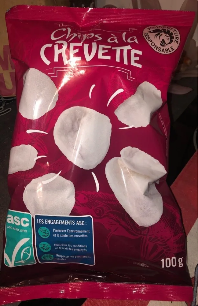 Chips à la crevette