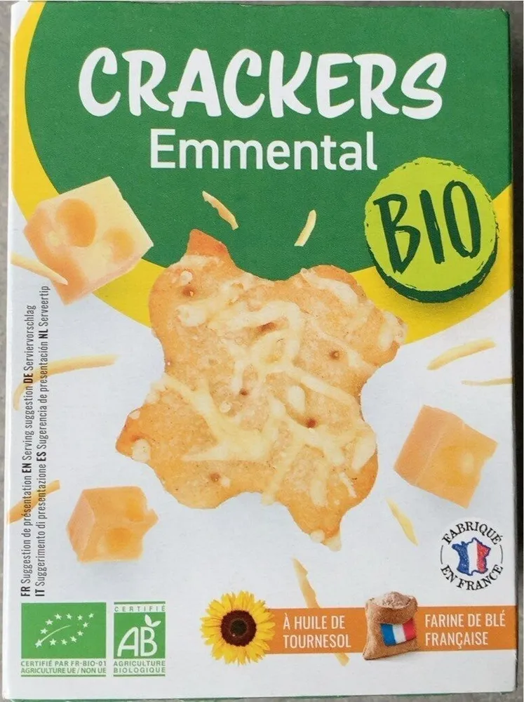 Crackers emmental cheese