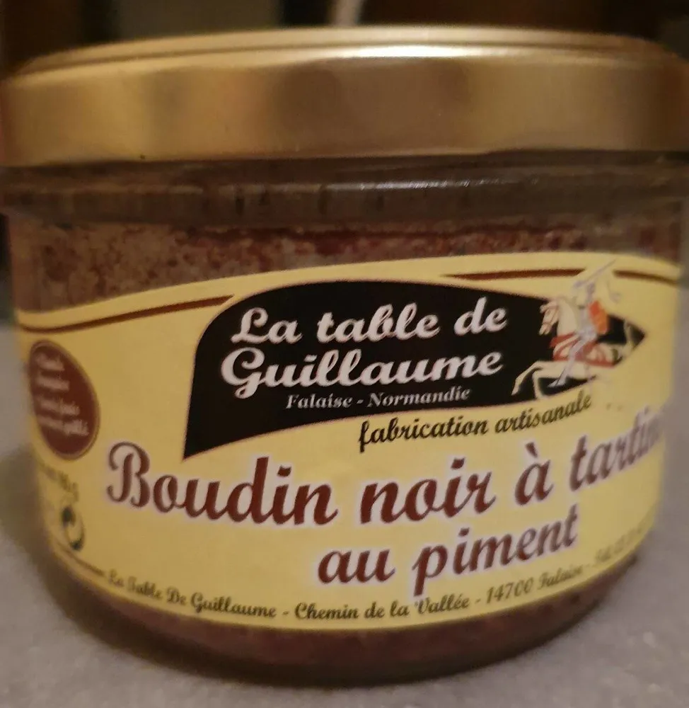Boudin noir a tartiner au piment