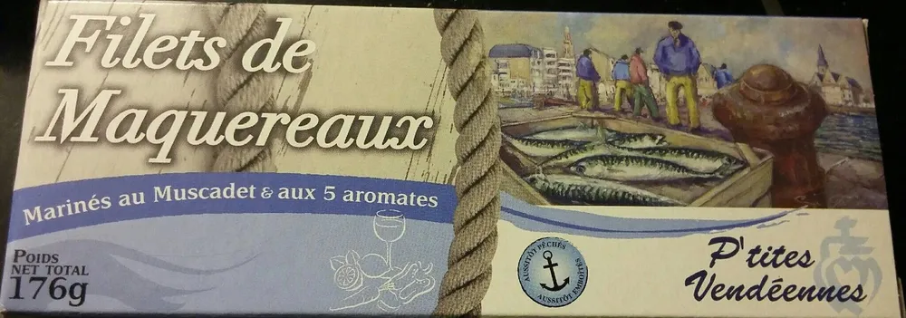 Filets de maquereaux marinés au muscadet et aux 5 aromates