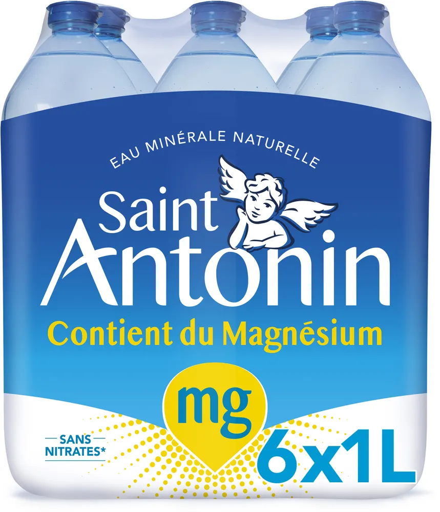 SAINT ANTONIN Eau Minérale Naturelle 6x1L