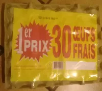 30 oeufs frais