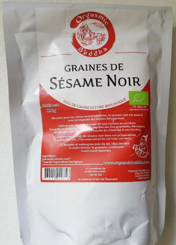 Graines de sésame noir