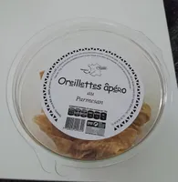 Oreillettes apero au parmesan