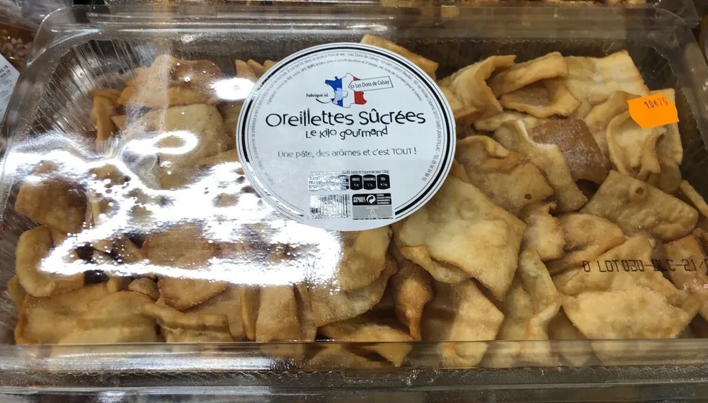 Oreillettes sucrées