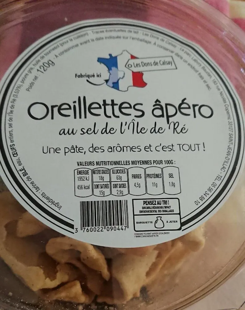 Oreillettes âpéro