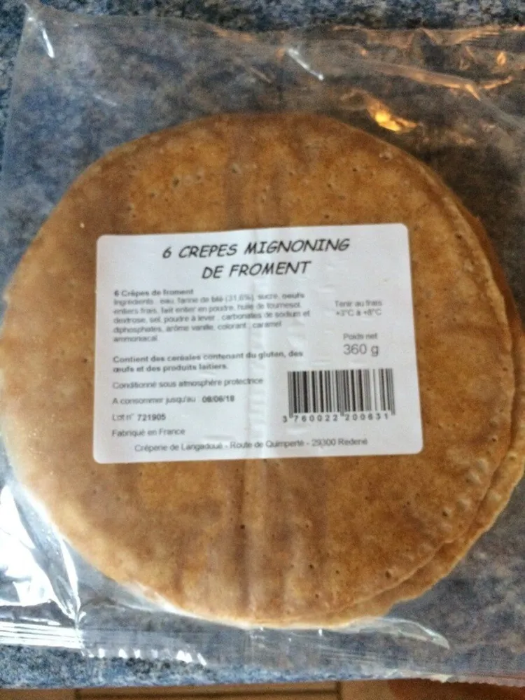 Crêpes de froment