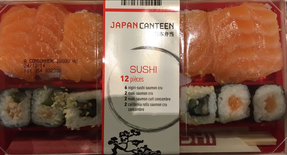 12 sushis