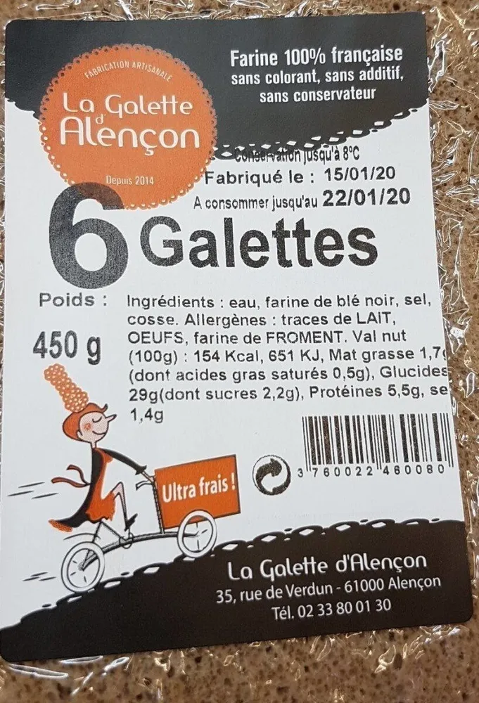 6 Galettes