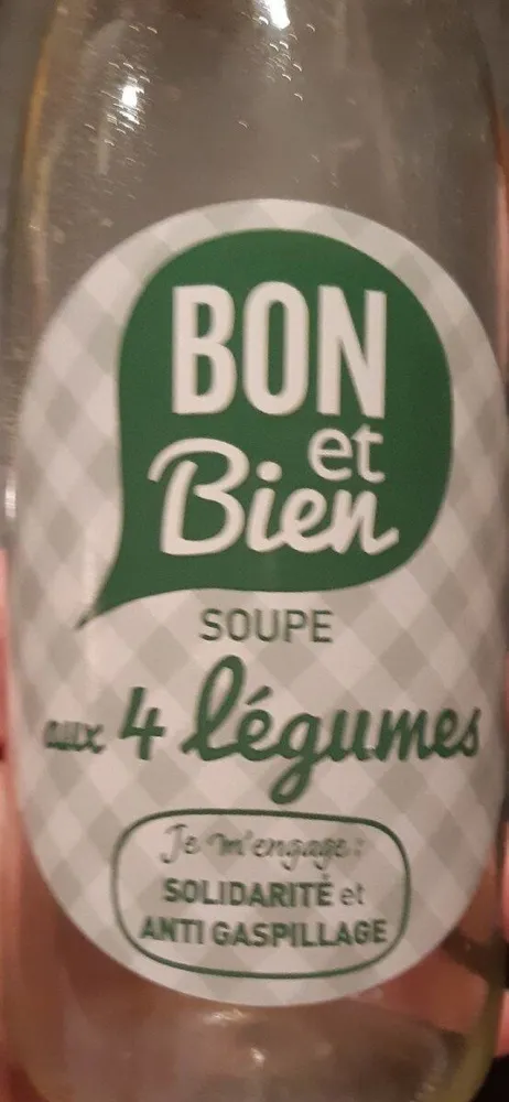bon et bien soupe aux 4 légumes