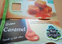 Yaourt au lait entier arôme caramel