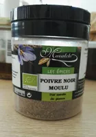 Poivre Noir Poudre 115G Pot Pet Bio