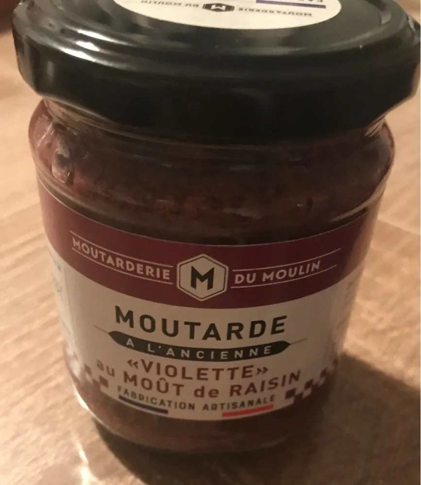 Moutarde à l'ancienne "viollette" au moût de raisin