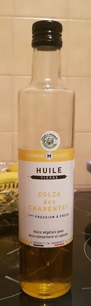 Huile vierge colza des Charentes 1er pression à froid