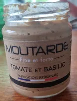 Moutarde tomate et basilic