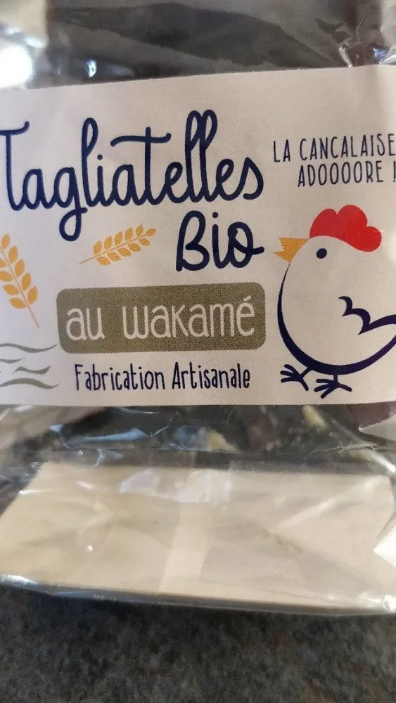 Tagliatelles Bio au wakame