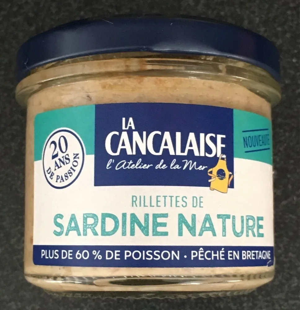 Rillettes de sardine nature