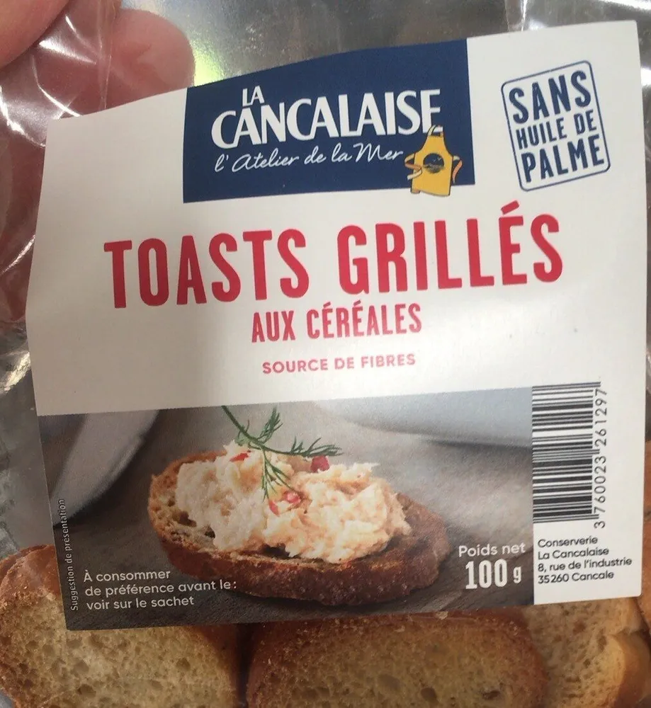 TOASTS GRILLES AUX CEREALES