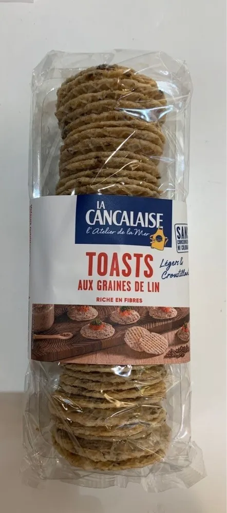 Toasts aux graines de lin
