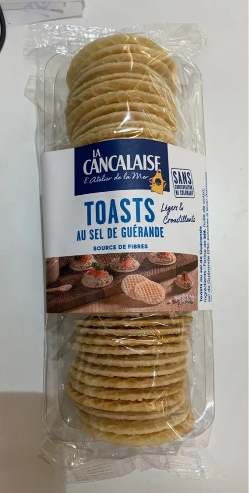 Toasts au sel de Guérande