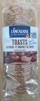Toasts au poivre et graines de pavot