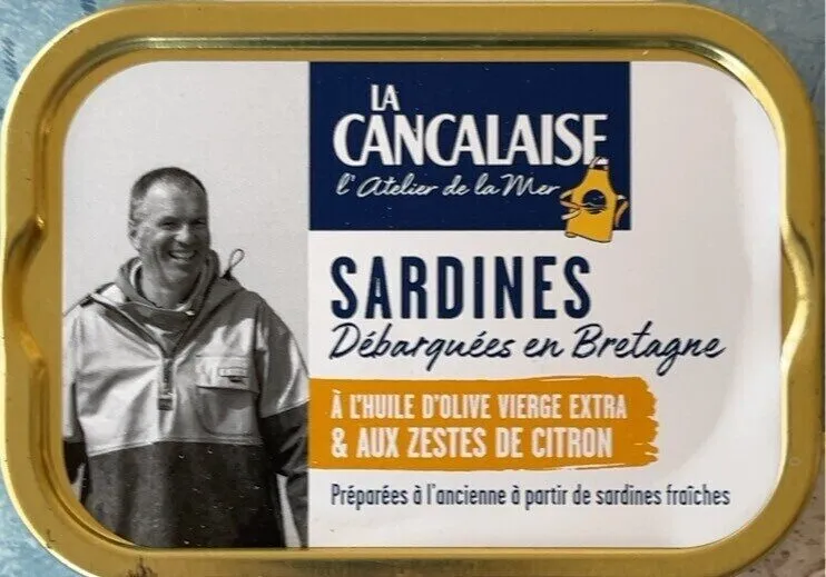 Sardines à l’huile d’olive vierge extra et aux zestes de citron