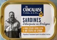 Sardines à l’huile d’olive vierge extra et aux zestes de citron