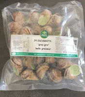24 escargots « gros gris » belle grosseur