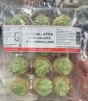12 feuilletés d’escargots a la persillade