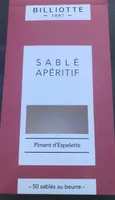 Sablés apéritif au piment d'Espelette