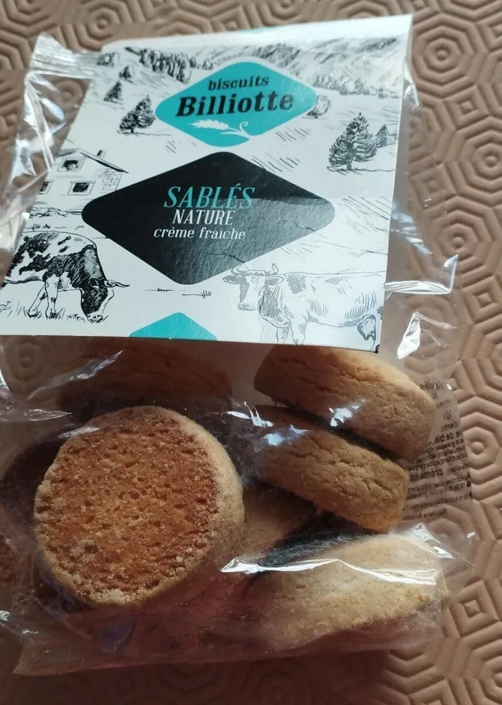 Sablés nature crème fraîche