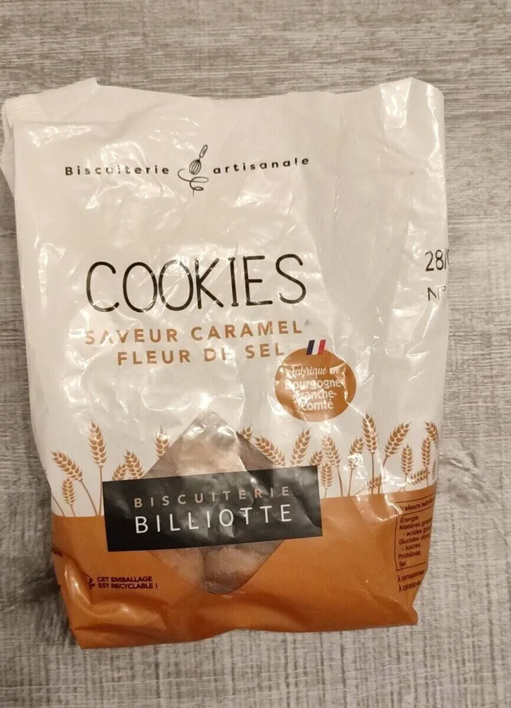 Cookies saveur caramel fleur de sel