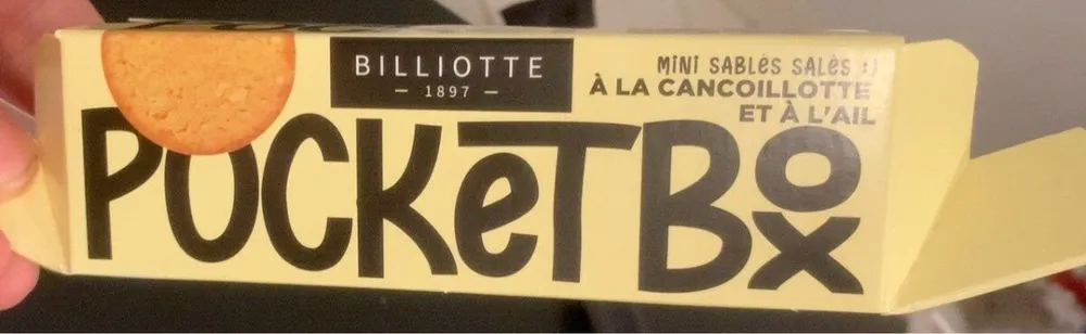 Mini sablés salés à la cancoillotte et à l’ail