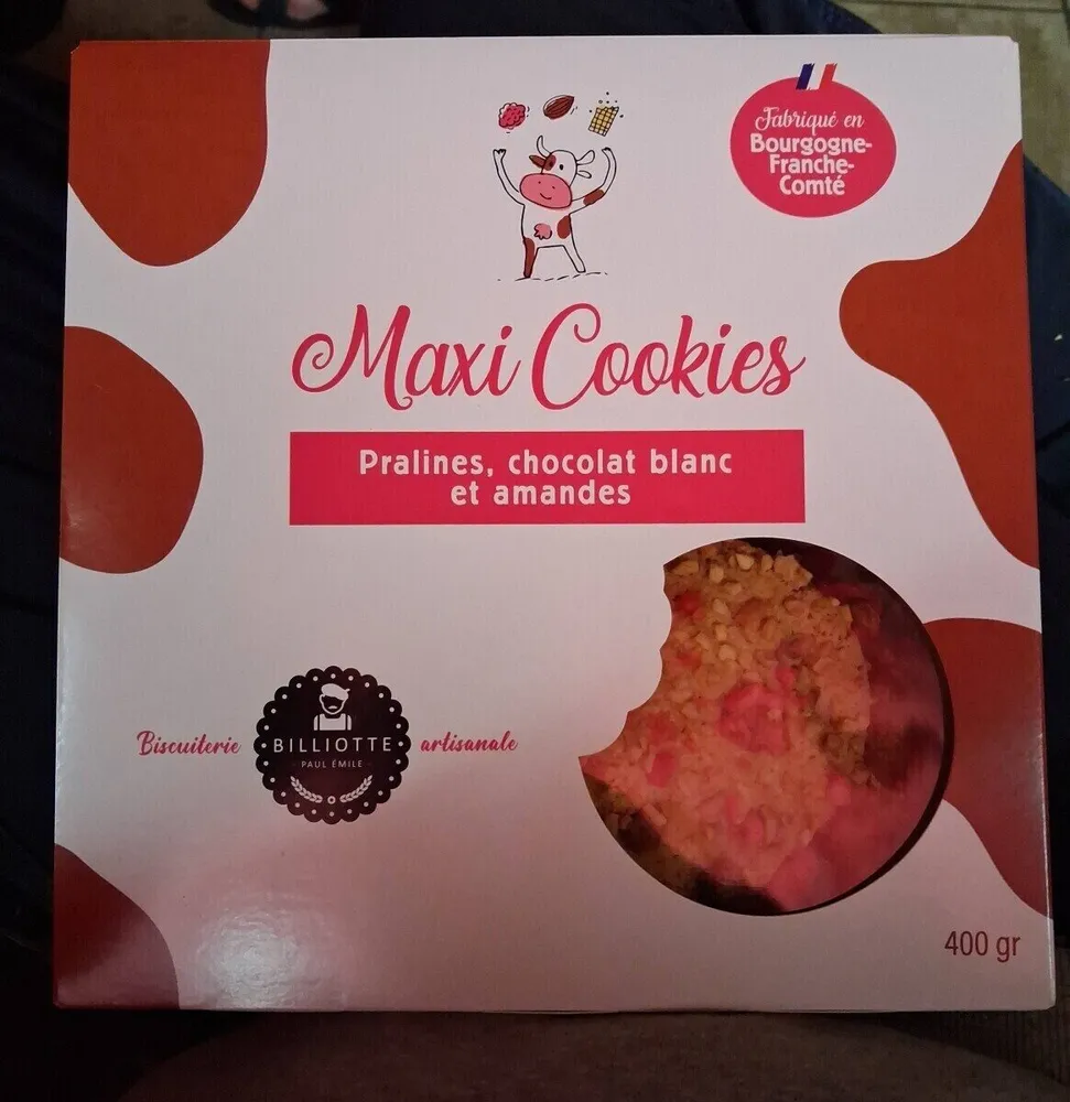 Maxi Cookies - Blanc Amandes Pralines