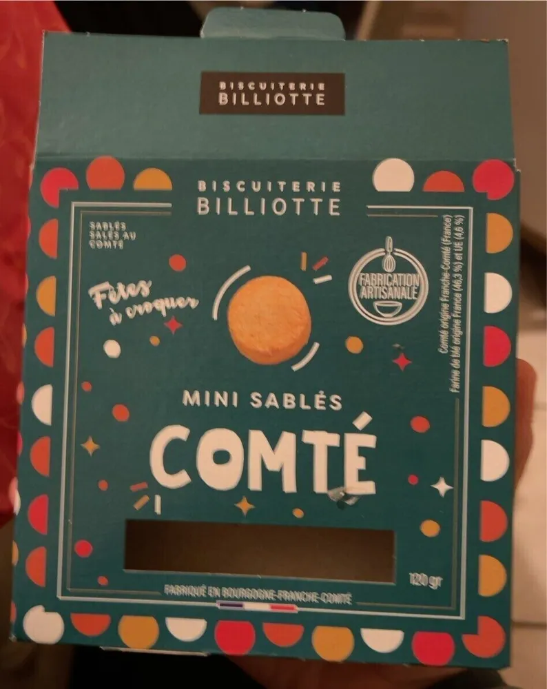 Mini sablés comté