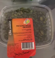 Pistaches vertes emondees