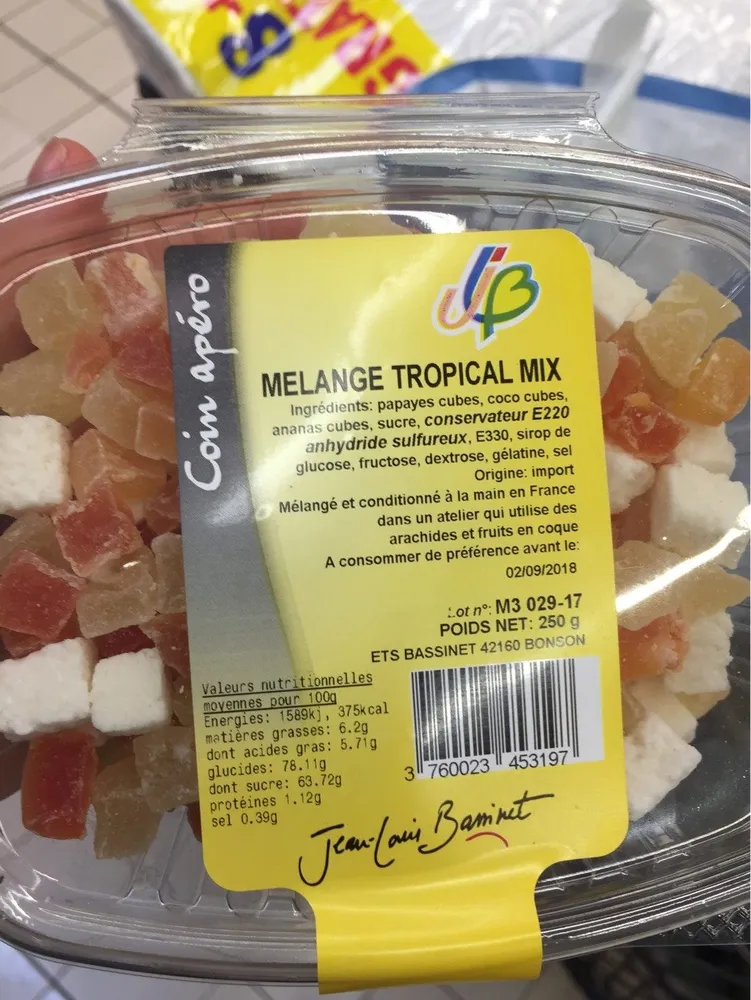 Melange tropical mix