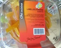 Lamelles d'orange confites