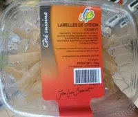 Lamelles de citron confit