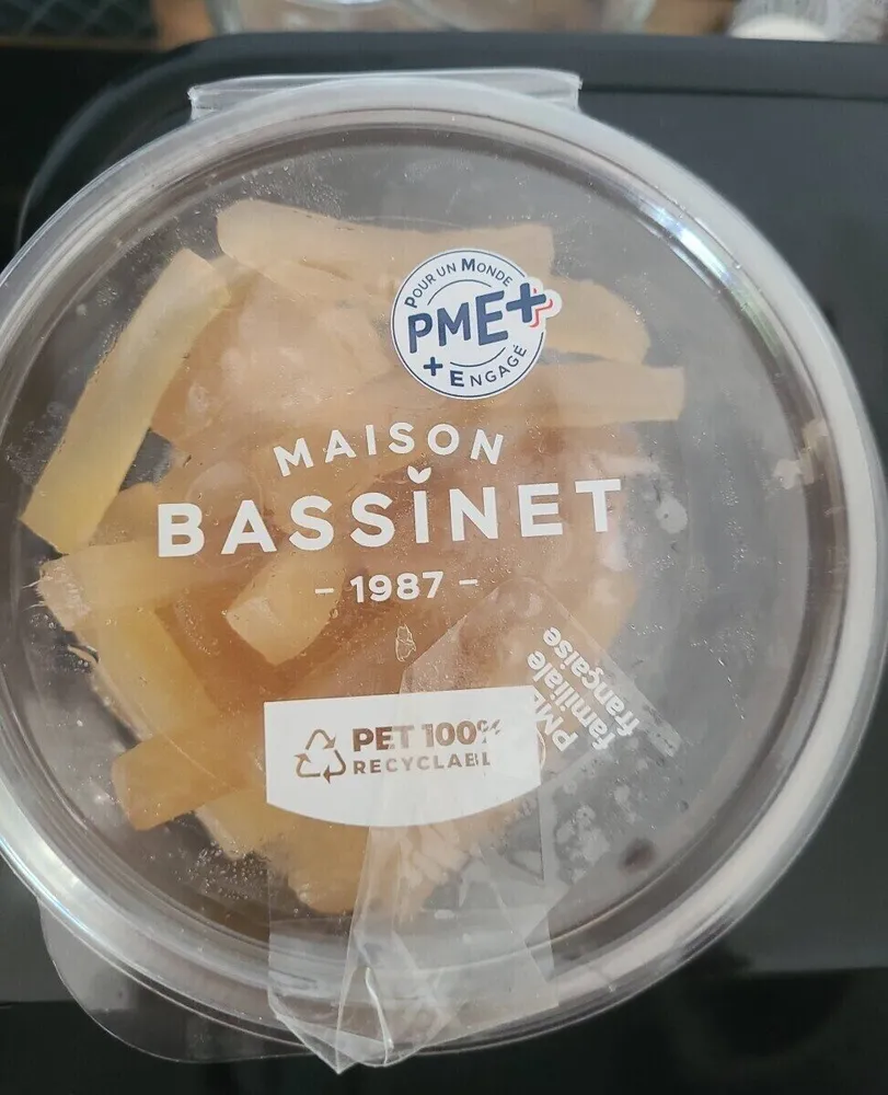 Gingembre lamelle confit