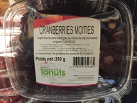 cranberries moitiés