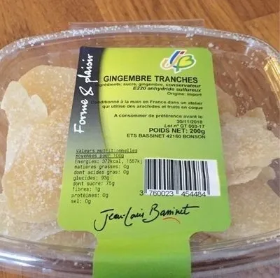 Gingembre confit