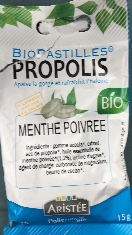 Bio pastilles propolis