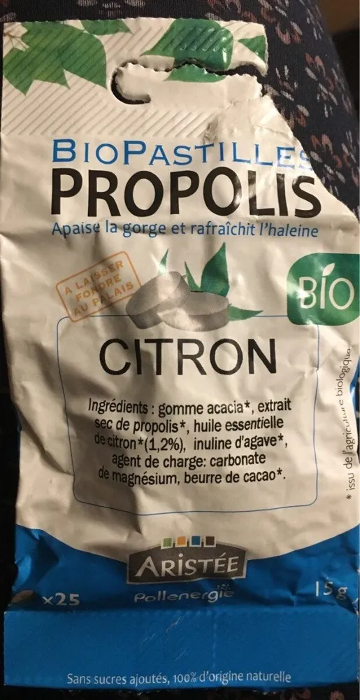 BioPastilles Propolis Citron
