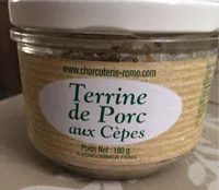Terrine de porc aux cepes