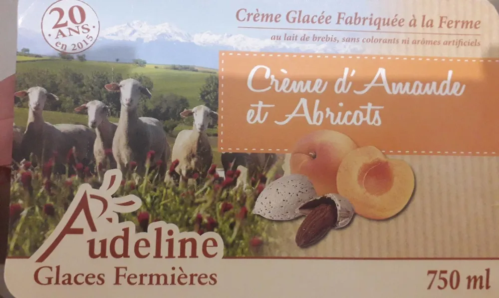 Crème d'amande et abricotd