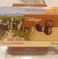 Creme glacee fabriquee a la ferme au lait de brebis  Chataigne
